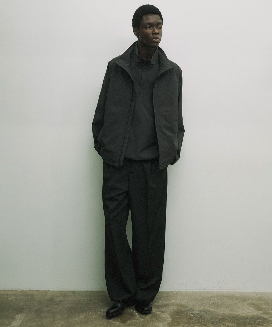 ssstein(シュタイン)の24AWコレクション WINDBREAKER STAND COLLAR JACKET - CHARCOAL 公式通販サイトsession福岡セレクトショップ
