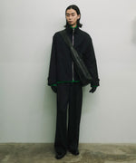 画像をギャラリービューアに読み込む, ssstein(シュタイン)の24AWコレクション OVERSIZED DRIVERS KNIT HALF ZIP PULLOVER - GREEN 公式通販サイトsession福岡セレクトショップ
