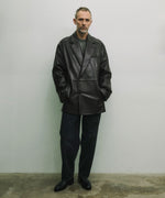 画像をギャラリービューアに読み込む, ssstein(シュタイン)の24AWコレクション LEATHER DOUBLE BRESTED JACKET - BLACK 公式通販サイトsession福岡セレクトショップ
