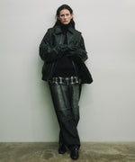 画像をギャラリービューアに読み込む, ssstein(シュタイン)の24AWコレクション NYLON COMBINATION SPLASHED DENIM JEANS - BLACK 公式通販サイトsession福岡セレクトショップ
