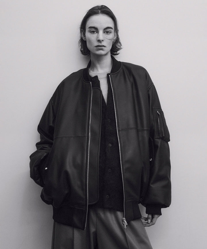 ssstein(シュタイン)の24AWコレクション LEATHER FLIGHT JACKET - BLACK 公式通販サイトsession福岡セレクトショップ