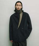 画像をギャラリービューアに読み込む, ssstein(シュタイン)の24AWコレクション REVERSIBLE PEAK LAPEL JACKET - NAVY × GREY KHAKI 公式通販サイトsession福岡セレクトショップ
