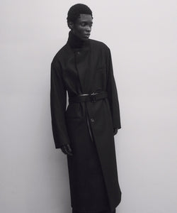 ssstein(シュタイン)の24AWコレクション OVERSIZED MAXI-LENGTH DOUBLE BREASTED COAT - BLACK 公式通販サイトsession福岡セレクトショップ