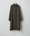 【ssstein】OVERSIZED INVESTIGATED COAT - GREY BROWN