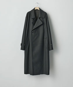 ssstein / シュタイン】OVERSIZED DOUBLE BREASTED COAT - BLACK