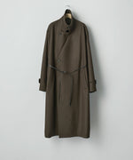 画像をギャラリービューアに読み込む, ssstein(シュタイン)のOVERSIZED DOUBLE BREASTED COAT - GREY BROWNの公式通販サイトsession福岡セレクトショップ

