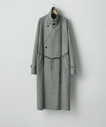 画像をギャラリービューアに読み込む, ssstein(シュタイン)のOVERSIZED DOUBLE BREASTED COAT - GREYの公式通販サイトsession福岡セレクトショップ
