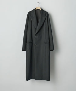ssstein / シュタイン】OVERSIZED MAXI-LENGTH PEAK LAPEL COAT