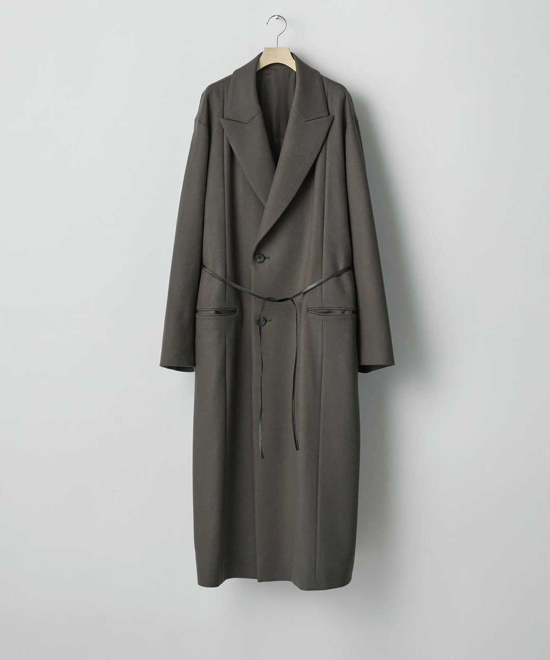 ssstein(シュタイン)のOVERSIZED MAXI-LENGTH PEAK LAPEL COAT - GREY KHAKIの公式通販サイトsession福岡セレクトショップ