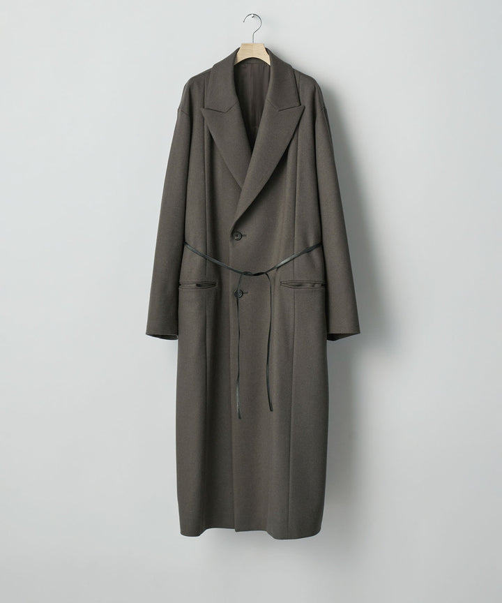 ssstein(シュタイン)のOVERSIZED MAXI-LENGTH PEAK LAPEL COAT - GREY KHAKIの公式通販サイトsession福岡セレクトショップ
