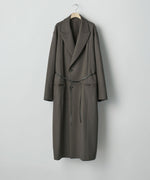 画像をギャラリービューアに読み込む, ssstein(シュタイン)のOVERSIZED MAXI-LENGTH PEAK LAPEL COAT - GREY KHAKIの公式通販サイトsession福岡セレクトショップ
