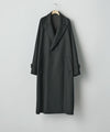 【ssstein】OVERSIZED PEAK LAPEL COAT - BLACK
