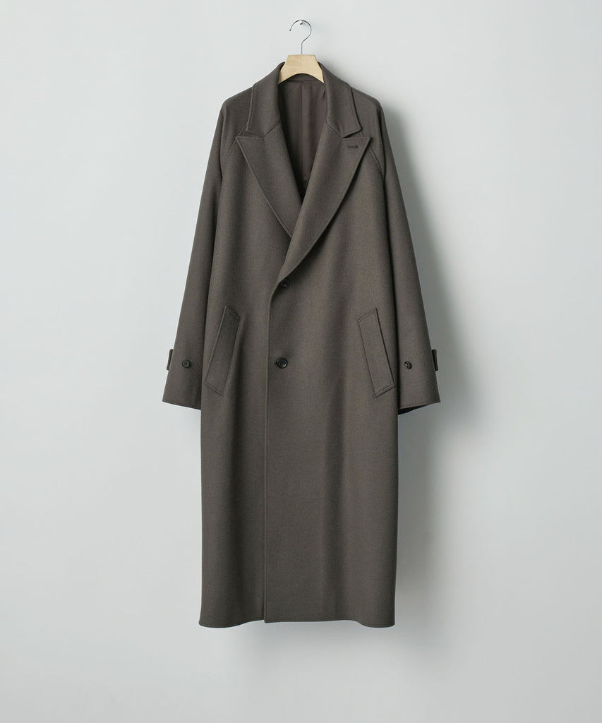 25AW【ssstein】OVERSIZED PEAK LAPEL COAT ssstein / シュタイン】OVERSIZED PEAK LAPEL COAT - GREY KHAKI