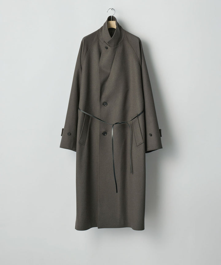 ssstein(シュタイン)のOVERSIZED PEAK LAPEL COAT - GREY KHAKIの公式通販サイトsession福岡セレクトショップ