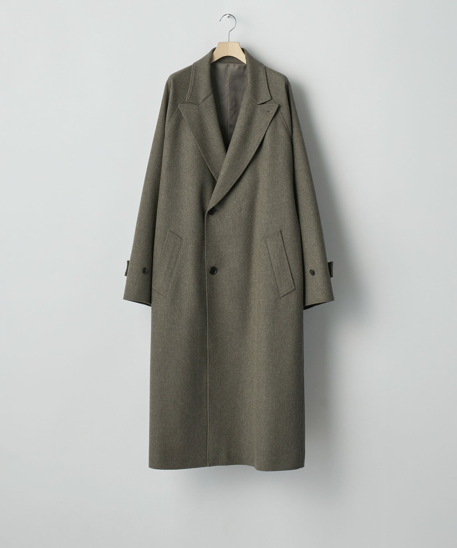 ssstein / シュタイン】OVERSIZED PEAK LAPEL COAT - TAUPE | 公式通販