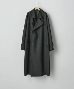 ssstein / シュタイン】WOOL FLANNEL OVERSIZED DOUBLE BREASTED COAT