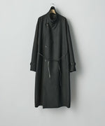 画像をギャラリービューアに読み込む, ssstein(シュタイン)のWOOL FLANNEL OVERSIZED DOUBLE BREASTED COAT - BLACKの公式通販サイトsession福岡セレクトショップ
