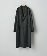 画像をギャラリービューアに読み込む, ssstein(シュタイン)のLAY CHESTER COAT - BLACKの公式通販サイトsession福岡セレクトショップ
