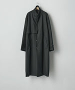 画像をギャラリービューアに読み込む, ssstein(シュタイン)のLAY CHESTER COAT - BLACKの公式通販サイトsession福岡セレクトショップ

