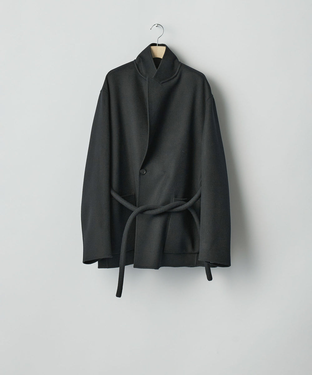 ssstein(シュタイン)のWOOL/CASHMERE REVERSIBLE PEAK LAPEL JACKET - BLACK × BLACKの公式通販サイトsession福岡セレクトショップ