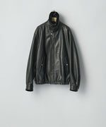 画像をギャラリービューアに読み込む, ssstein(シュタイン)のMOUTON COLLAR SHEEP LEATHER ZIP JACKET - BLACKの公式通販サイトsession福岡セレクトショップ
