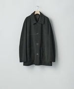 画像をギャラリービューアに読み込む, ssstein(シュタイン)のCOW SUEDE CAR JACKET - BLACKの公式通販サイトsession福岡セレクトショップ
