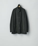 画像をギャラリービューアに読み込む, ssstein(シュタイン)のCOW SUEDE CAR JACKET - BLACKの公式通販サイトsession福岡セレクトショップ
