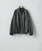 画像をギャラリービューアに読み込む, ssstein(シュタイン)のSHEEP LEATHER STAND COLLAR JACKET - BLACKの公式通販サイトsession福岡セレクトショップ
