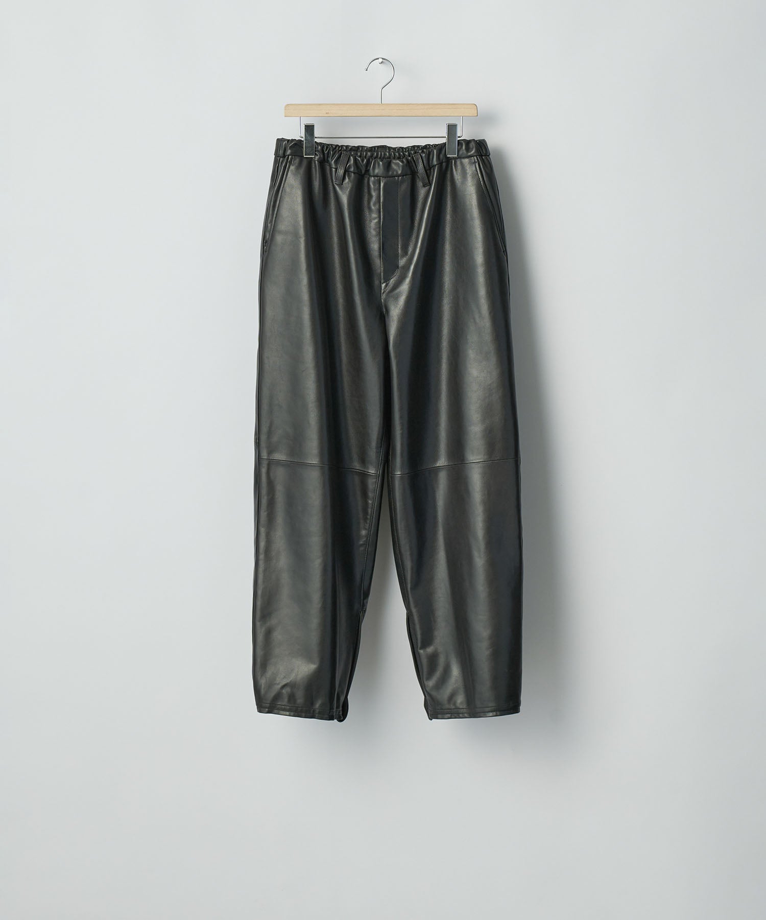 ssstein / シュタイン】SHEEP LEATHER EASY TROUSERS - BLACK | 公式