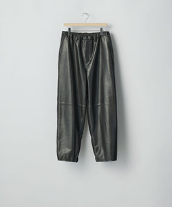 ssstein / シュタイン】SHEEP LEATHER EASY TROUSERS - BLACK | 公式