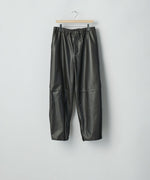 画像をギャラリービューアに読み込む, ssstein(シュタイン)のSHEEP LEATHER EASY TROUSERS - GREY BROWNの公式通販サイトsession福岡セレクトショップ

