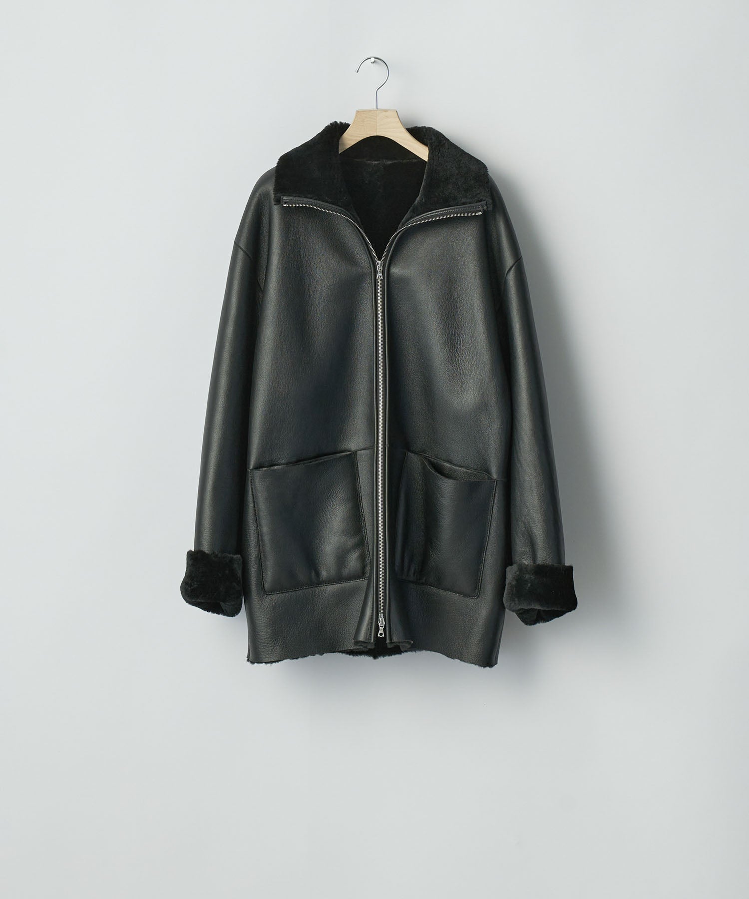 ssstein(シュタイン)のCUT-OFF MOUTON JACKET - BLACKの公式通販サイトsession福岡セレクトショップ