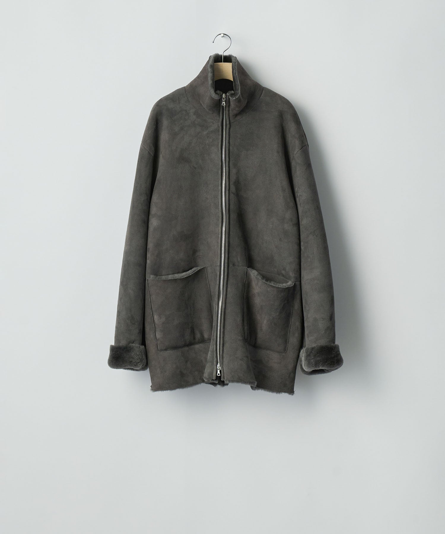 ssstein(シュタイン)のCUT-OFF MOUTON JACKET - GREY KHAKIの公式通販サイトsession福岡セレクトショップ