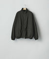 【ssstein】MOUTON INNER REVERSIBLE PADDED JACKET - BLACK × BLACK