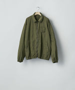 画像をギャラリービューアに読み込む, ssstein(シュタイン)のBIO WASHED NYLON OVERSIZED FIGHT JACKET - MILITARY KHAKIの公式通販サイトsession福岡セレクトショップ
