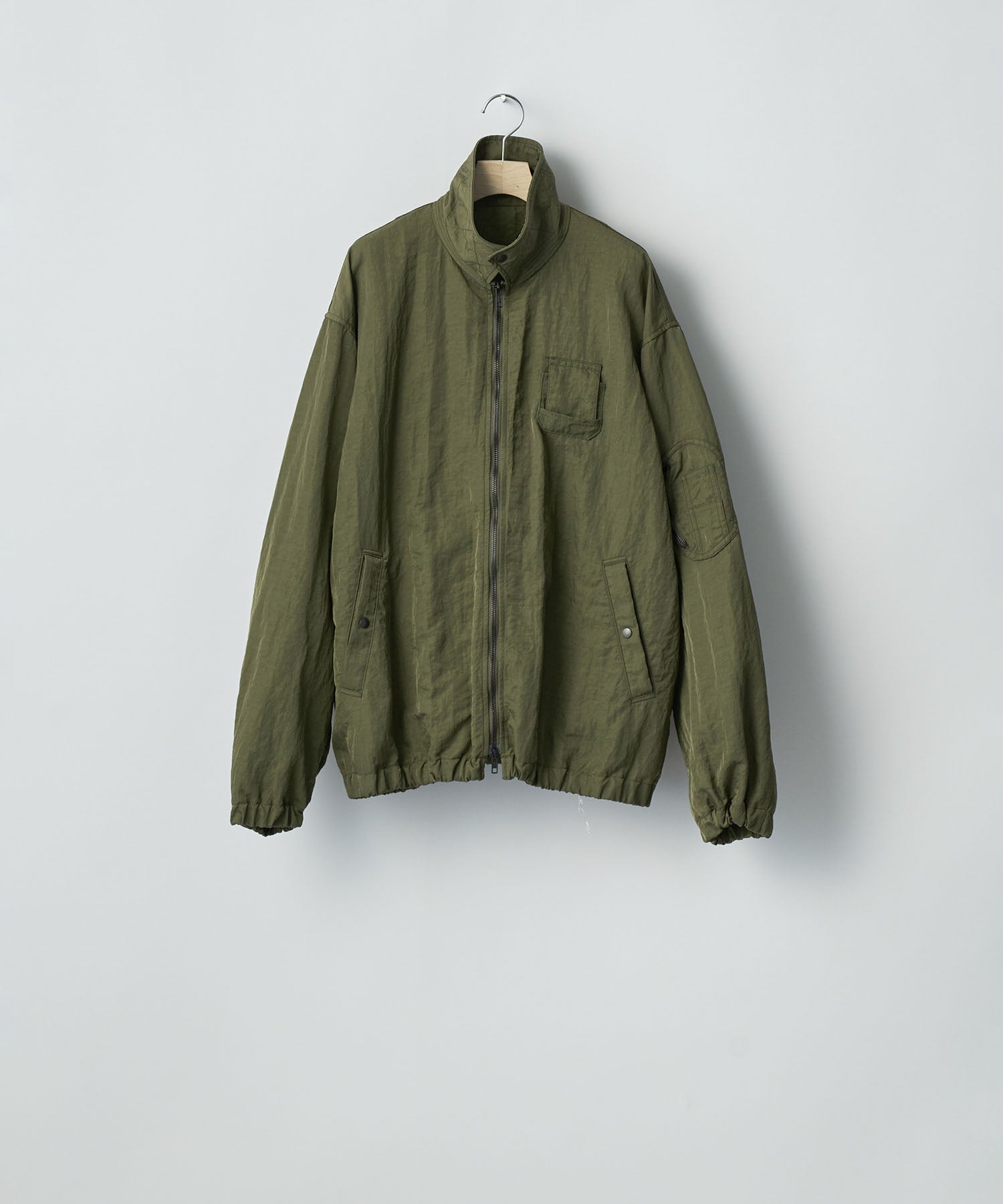 ssstein / シュタイン】BIO WASHED NYLON OVERSIZED FIGHT JACKET 