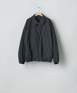 ssstein / シュタイン】RECYCLED NYLON OVERSIZED ZIP JACKET - BLACK