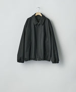画像をギャラリービューアに読み込む, ssstein(シュタイン)のMELTON OVERSIZED ZIP JACKET - BLACKの公式通販サイトsession福岡セレクトショップ
