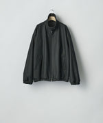 画像をギャラリービューアに読み込む, ssstein(シュタイン)のMELTON OVERSIZED ZIP JACKET - BLACKの公式通販サイトsession福岡セレクトショップ
