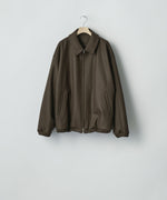 画像をギャラリービューアに読み込む, ssstein(シュタイン)のMELTON OVERSIZED ZIP JACKET - GREY BROWNの公式通販サイトsession福岡セレクトショップ
