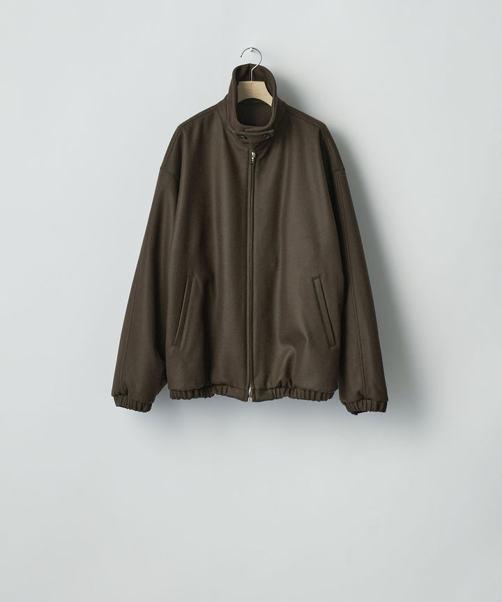 ssstein(シュタイン)のMELTON OVERSIZED ZIP JACKET - GREY BROWNの公式通販サイトsession福岡セレクトショップ