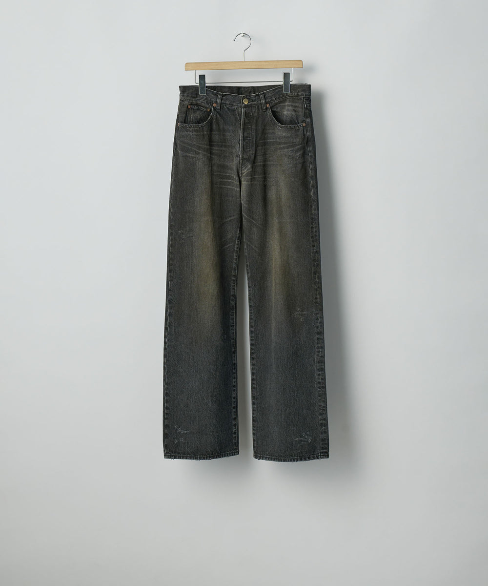 ssstein(シュタイン)のFLARE DENIM JEANS - BLACKの公式通販サイトsession福岡セレクトショップ