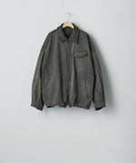 画像をギャラリービューアに読み込む, ssstein(シュタイン)のSULFUR DYED WHIP CORD VINTAGE ZIP JACKET - BLACKの公式通販サイトsession福岡セレクトショップ
