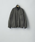 画像をギャラリービューアに読み込む, ssstein(シュタイン)のSULFUR DYED WHIP CORD VINTAGE ZIP JACKET - BLACKの公式通販サイトsession福岡セレクトショップ
