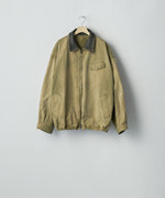 画像をギャラリービューアに読み込む, ssstein(シュタイン)のSULFUR DYED WHIP CORD VINTAGE ZIP JACKET - KHAKIの公式通販サイトsession福岡セレクトショップ
