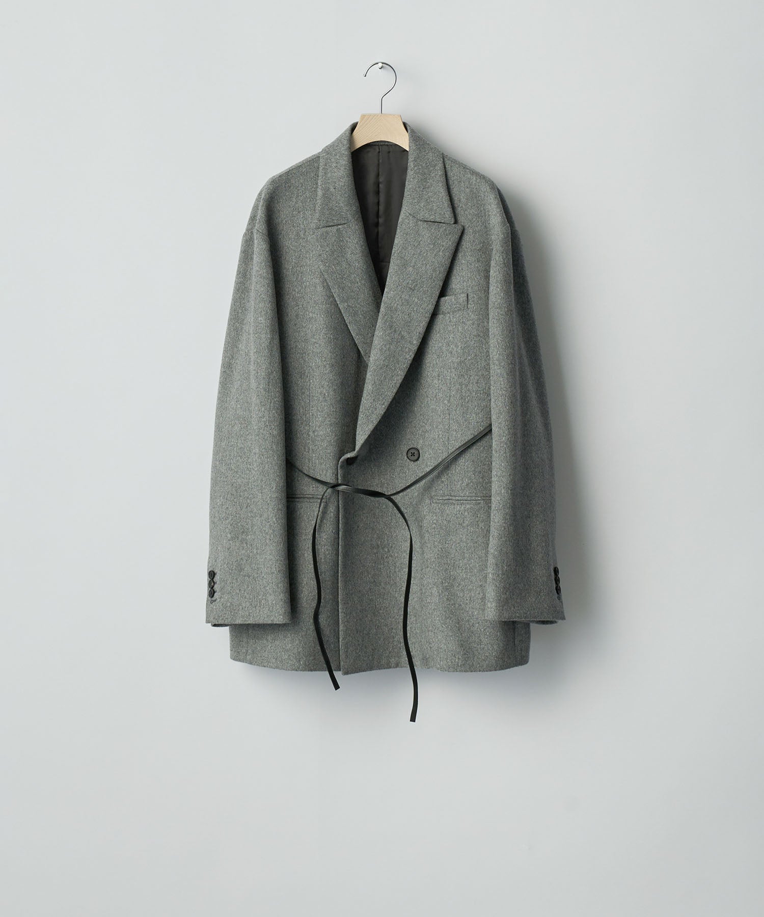 ssstein(シュタイン)のW/CA BEAVER BACK SLASH PEAK LAPEL JACKET - GREYの公式通販サイトsession福岡セレクトショップ