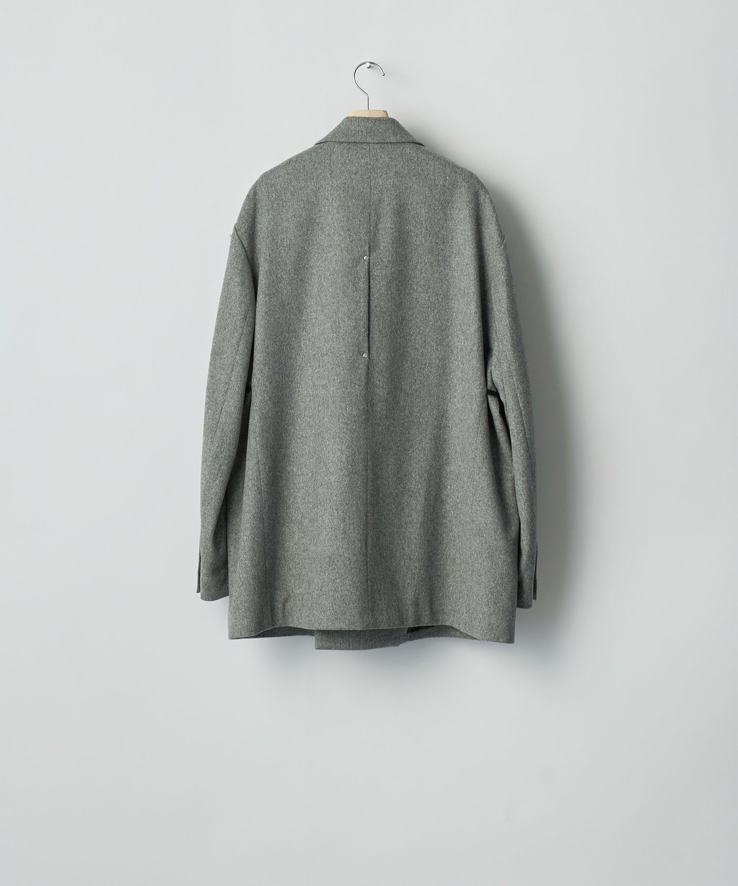 ssstein(シュタイン)のW/CA BEAVER BACK SLASH PEAK LAPEL JACKET - GREYの公式通販サイトsession福岡セレクトショップ