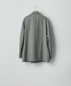 ssstein / シュタイン】W/CA BEAVER BACK SLASH PEAK LAPEL JACKET