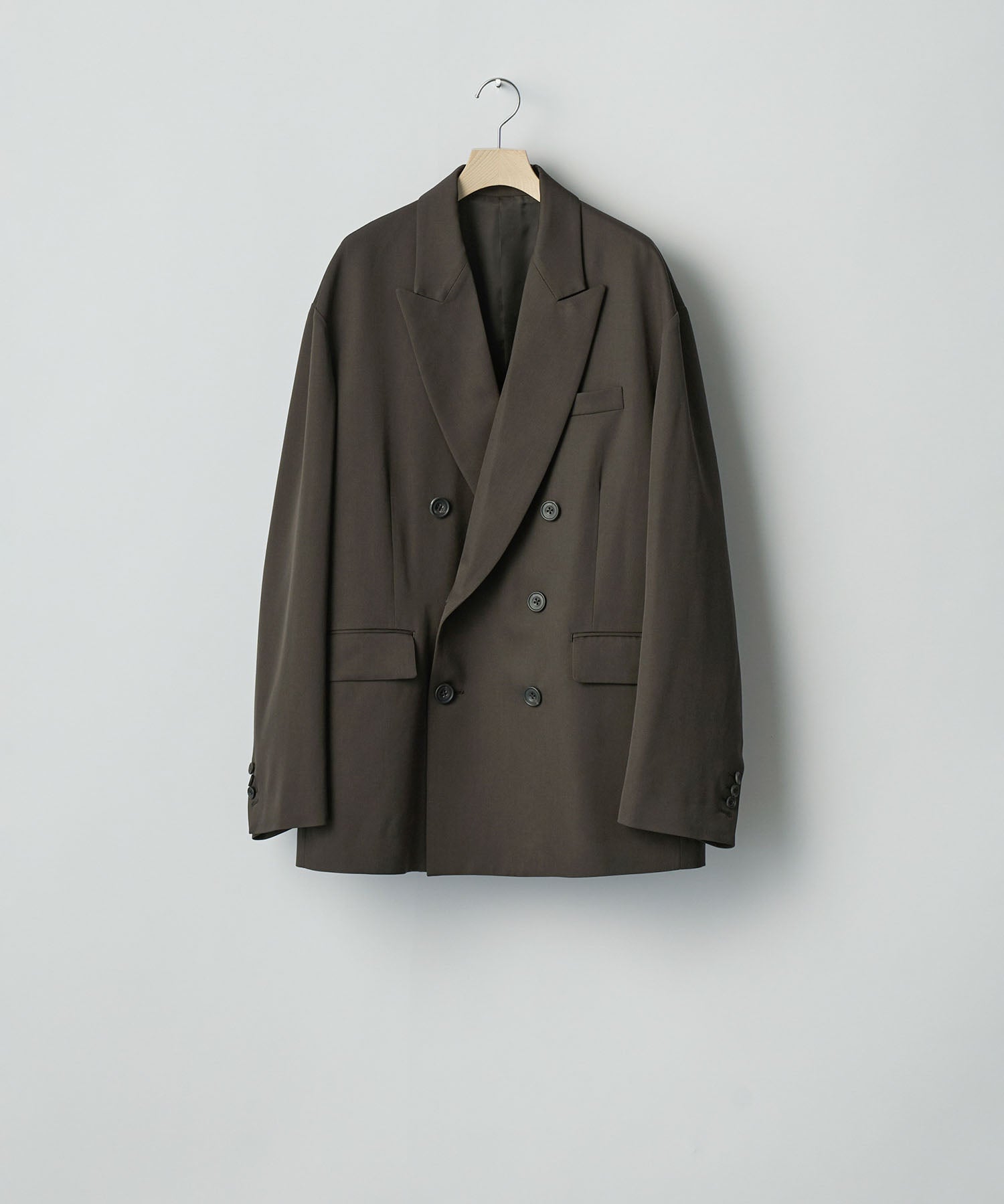 ssstein / シュタイン】OVERSIZED DOUBLE BREASTED JACKET - GREY