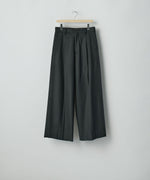 画像をギャラリービューアに読み込む, ssstein(シュタイン)のW/CA BEAVER EXTRA WIDE TROUSERS - BLACKの公式通販サイトsession福岡セレクトショップ
